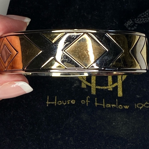 House of Harlow 1960 Jewelry - House of Harlow bangle Aztec design